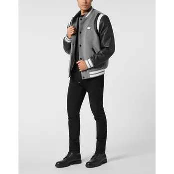 Pánské oblečení PHILIPP PLEIN Bunda bomber 25605 Béžová Regular Fit XXL