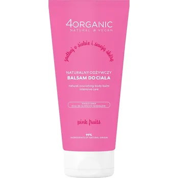 Tělové mléko 4organic Pink Fruits Přírodní vyživující tělové mléko Pink Fruits 150ml