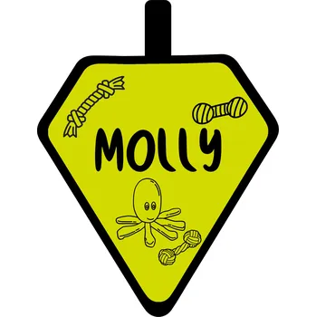 psí známka Chrápátko Psí známka DogTag Diamond Toys Barva: Denim blue