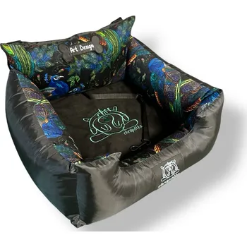Pelíšek pro psa Autosedačka pro psy ART Peacock Velikost: 60x60/45x45