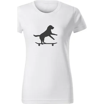 Dámské tričko Chrápátko Dámské tričko SKATER DOG Velikost: L, Barva: Khaki