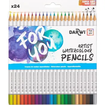 Darwi DFY Sada akvarelových tužek 24 ks