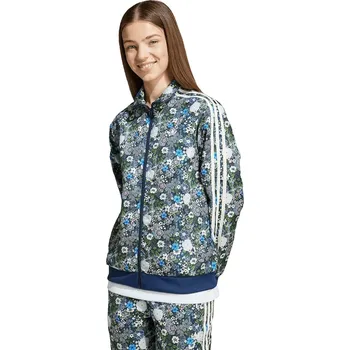 Chlapecká mikina Dětská mikina adidas Originals tmavomodrá barva, vzorovaná, JV7823 59X, vel. 140