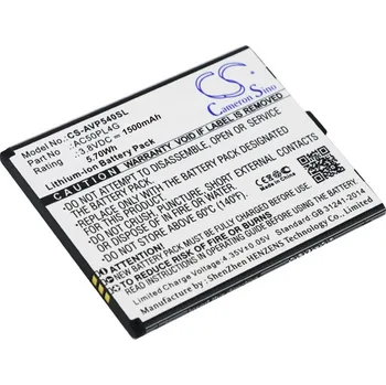 Baterie pro mobilní telefon Baterie Cameron Sino CS-AVP540SL pro Archos 50 Platinum 4G - neoriginální