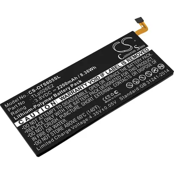 Baterie pro mobilní telefon Baterie Cameron Sino CS-OTS605SL pro Alcatel OT-6055 - neoriginální