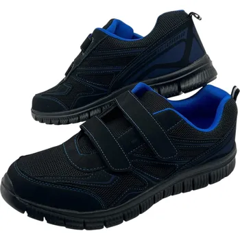 Pánské tenisky Minke Pánské černé tenisky na suchý zip 09 Barva: Černá, Velikost: 45