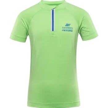 Chlapecké tričko Dětské rychleschnoucí cyklo triko ALPINE PRO LATTERO zelená 164-170