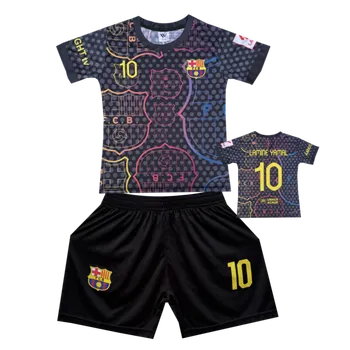 Numberoplus Premium Dětský fotbalový dres Komplet Barcelona - Lamine Yamal.Č.10 Velikost: 8-let.(vel.122)