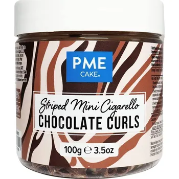Čokoláda PME Čokoládové trubičky pruhované 100 g