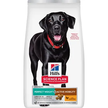 Krmivo pro psa 2x12kg Hill's Science - Adult Perfect Weight & Active Mobility Large kuřecí