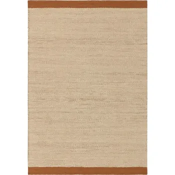 Koberec Krémový/v terakotové barvě ručně tkaný vlněný koberec 120x170 cm Lima Rust – Asiatic Carpets ID_1821690