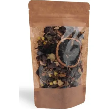 Uzatvárateľné ZIP vrecko Doypack | Kraft papier | s okienkom - 250 ml