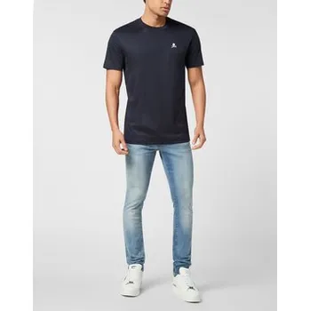 Pánské tričko PHILIPP PLEIN T-Shirt 26255 Tmavomodrá Regular Fit 3XL