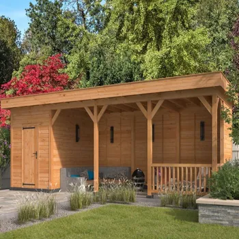 Přístřešek na auto Montovaná chata Oslo 10 L Tuindeco