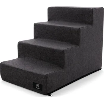 Schody a rampa pro psa Chrápátko Velké schody pro psa, kočku - antracit