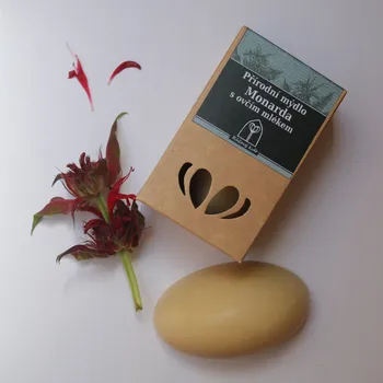 Mýdlo Růžový květ Přírodní mýdlo Monarda s ovčím mlékem 85 g