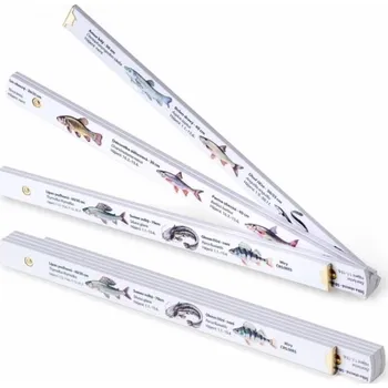 Dárkový potravinový koš Dárek pro rybáře - jednometr se zákonnými mírami