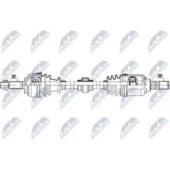 Poloosa (hnací hřídel) NTY NPW-NS-198