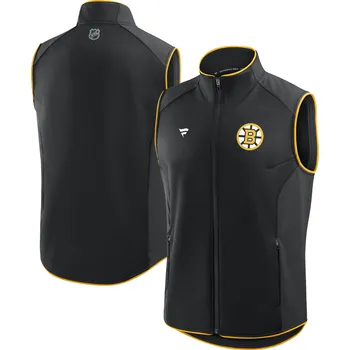 Pánská větrovka Fanatics Pánská bunda Boston Bruins NHL Authentic Pro Full Zip Vest Velikost: M