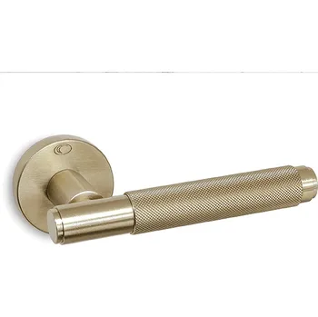 Dveřní kování Cobra dveřní kování KANELAZ-R 1745 (matná mosaz zlatá) Provedení: klika/klika bez rozet