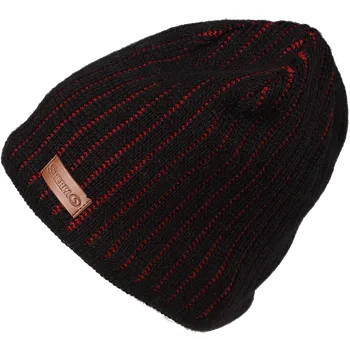 Čepice Pánská zimní čepice Sherpa BONO černá/červená UNI