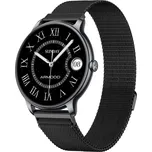 ARMODD Slim černá s kovovým řemínkem