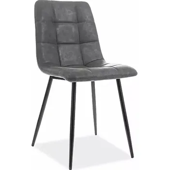 Jídelní židle Jídelní židle Look eko kůže šedá