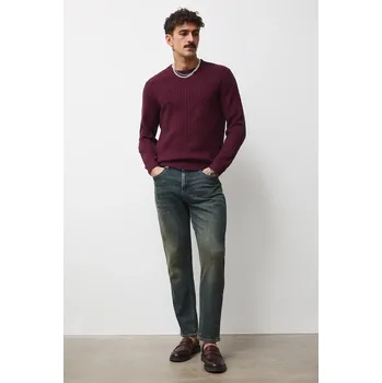 Pánský svetr Svetr Medicine pánský, vínová barva RW25-SWMB02 83M, vel. L