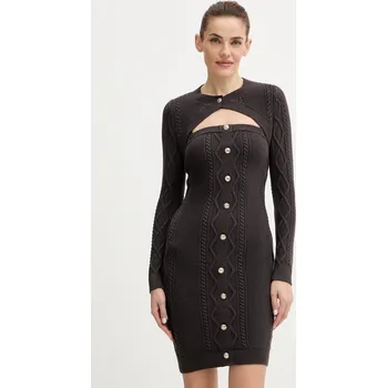Dámská móda Šaty Guess DAPHNE W5BK61.Z2ZK2 šedá 90Y, vel. L