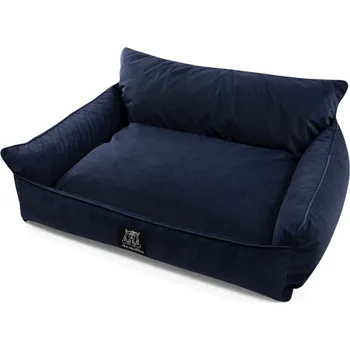 Pelíšek pro psa Chrápátko Pelech pro psa Pohodlík - tmavě modrý Velikost:: L - 64x49cm