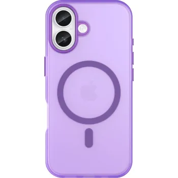 Pouzdro na mobilní telefon Matný průsvitný kryt s MagSafe pro iPhone 17 - fialový