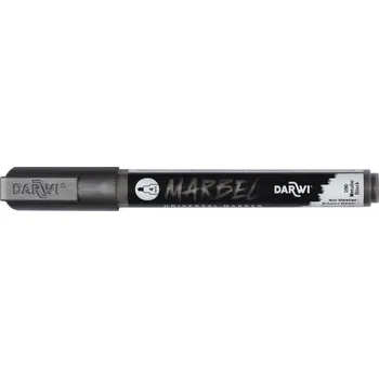 Darwi Marbel Fixka 4 mm Metallic Black N°090 1 ks
