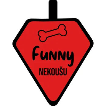 psí známka Chrápátko Psí známka DogTag Diamond Nekoušu Barva: Yellow