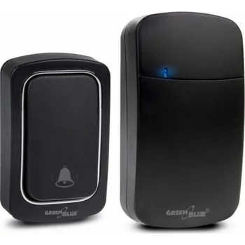 Domovní zvonek Bezdrátový zvonek 38 melodií Bezbateriový dosah 150m GB139B Černá