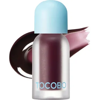 Lesk na rty TOCOBO Juicy Berry Plumping Lip Oil (03 Black Cherry) – Hydratační olej pro okamžité zvětšení a lesk rtů