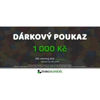 Tělový krém Dárkový poukaz 1 000 Kč