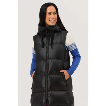Dámský kabát KRIMSON KLOVER COMPASS LONG VEST BLACK Velikost: S
