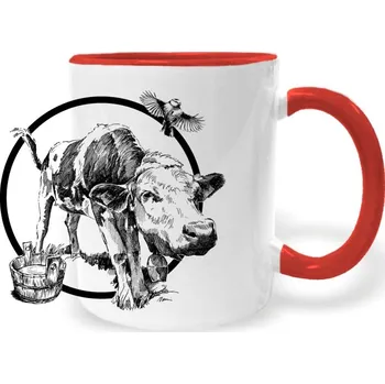 Hrnek - Tele Barva: Červená