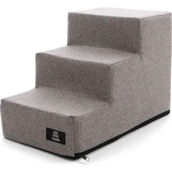 Schody a rampa pro psa Chrápátko Malé schody pro psa, kočku - šedé