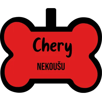 psí známka Chrápátko Psí známka DogTag Bone Nekoušu Barva: Royal blue