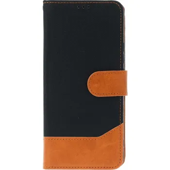 Pouzdro na mobilní telefon Pouzdro Jeans Xiaomi Redmi Note 14 knížkové černé (kryt neboli obal na Xiaomi Redmi Note 14)