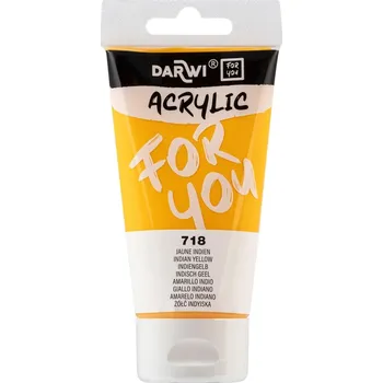 Vodová barva Darwi DFY Akrylová barva Indian Yellow 75 ml 1 ks