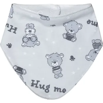 Bryndák ESITO | Slintáček bavlna Teddy bears Grey - šedá / UNI