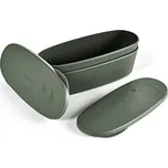 Misky LIGHT MY FIRE SnapBox Oval 2-pack Barva: Sagegreen