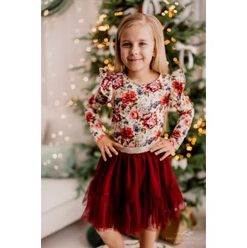 Dívčí tričko Dívčí blůzka V květu Lily Grey 116 / 6 let