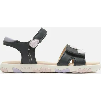 Dívčí sandály Geox Dívčí Tmavě modré dívčí sandály a pantofle Geox Haiti G. A Modrá 28 (2830951)