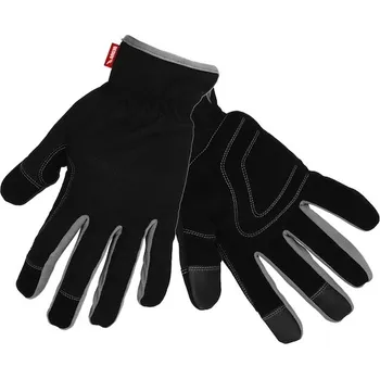 Dedra BH1016R08 Pracovní rukavice, PU nubuk, velikost 8