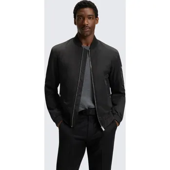 Pánský zimní kabát Pánská bunda BOSS Black H-Comber-253 50544097 černá Velikost: 54