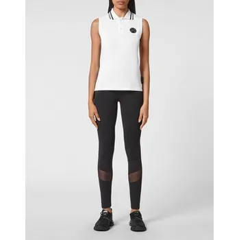 Pánské tričko Plein Sport Polokošile 2417 Bílá Regular Fit S