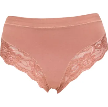 Kalhotky Kalhotky s krajkou pro ženy Andrie PS2949 cacao velikost XXL-50/52